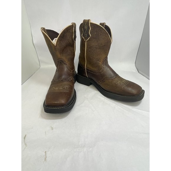 JUSTIN WOMEN'S GYPSY size 11B MANDRA RODEO BOOTS GY9618 - Picture 1 of 12